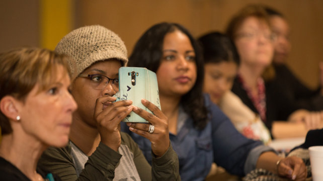 A community forum held by Lifespan Community Health Institute